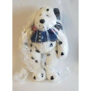 BAB Dog Dalmatian 17" Stuffed Spotted Plush Cowboy